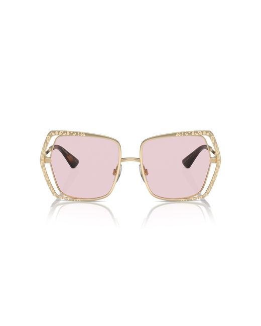 Dolce & Gabbana Black Dg2306 488/P5 Sunglasses Metal Butterfly Photochromatic