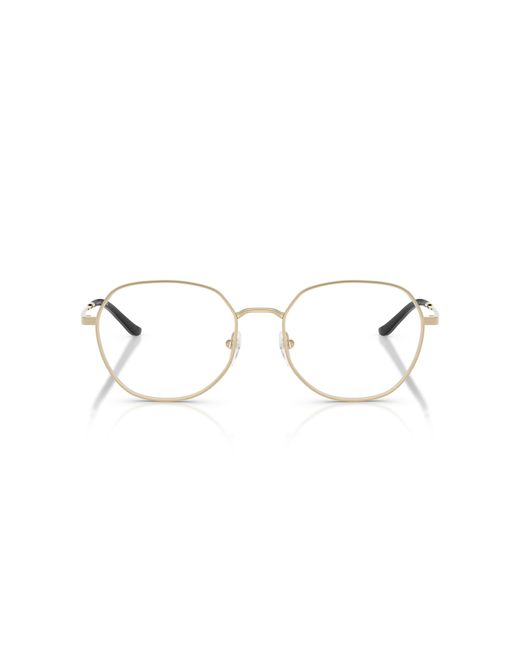 Emporio Armani Black Ea1174D 3015 Optical Frames Metal Round Normal for men