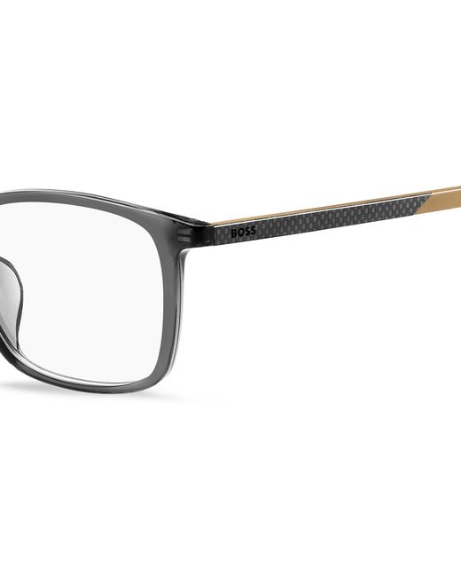 Boss Black Boss 1716/F Kb7 Optical Frames Acetate Squared Normal for men