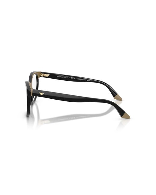 Emporio Armani Black Ea3274 6313 Optical Frames Acetate Round Normal