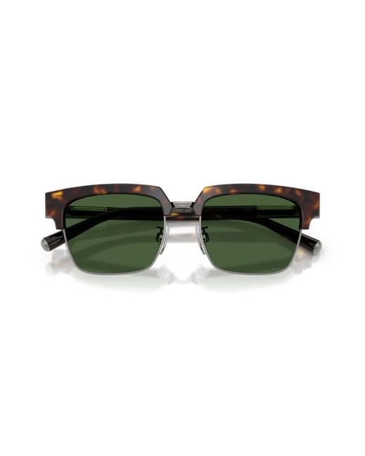 Dolce & Gabbana Green Dg4522 502/71 Sunglasses Acetate Squared Normal for men