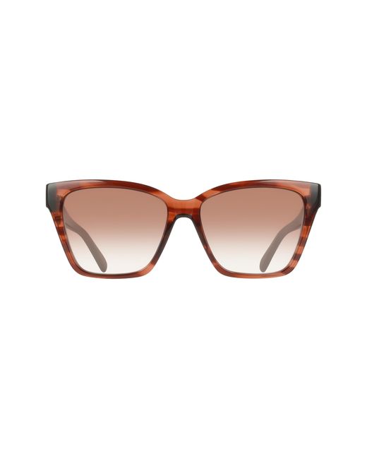 Ferragamo Black Sf2110S 656 Sunglasses Acetate Squared Normal