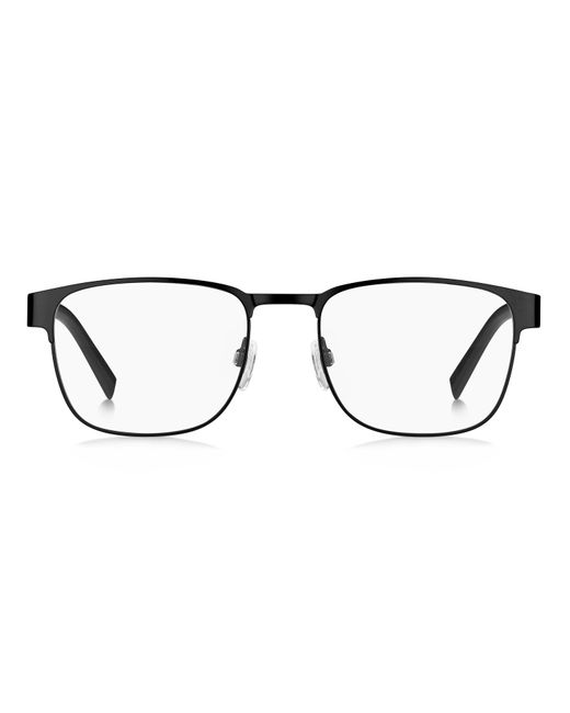 Tommy Hilfiger Black Th 2090 Dl5 Optical Frames Steel Squared for men