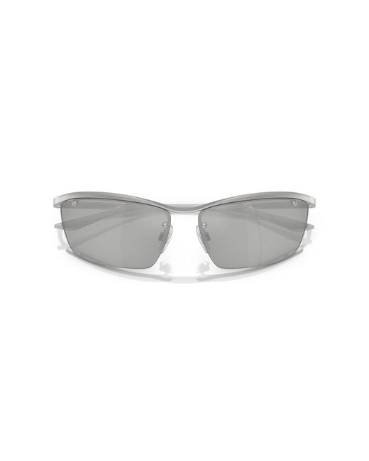 Dolce & Gabbana Black Dg2307 13648V Sunglasses Metal Squared Mirrored