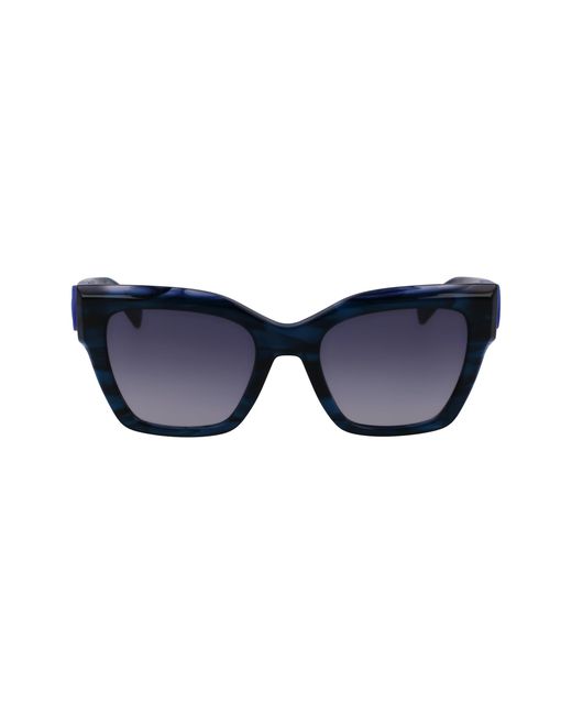 Longchamp Black Lo762S 407 Sunglasses Acetate Squared Normal