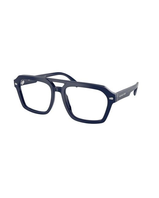 Michael Kors Black Mk4126 Seaview 4009 Optical Frames Acetate Transparent Pilot Normal for men