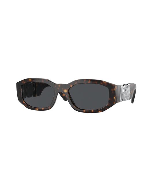 Versace Black Ve4361 542387 Sunglasses Nylon Geometric Normal for men
