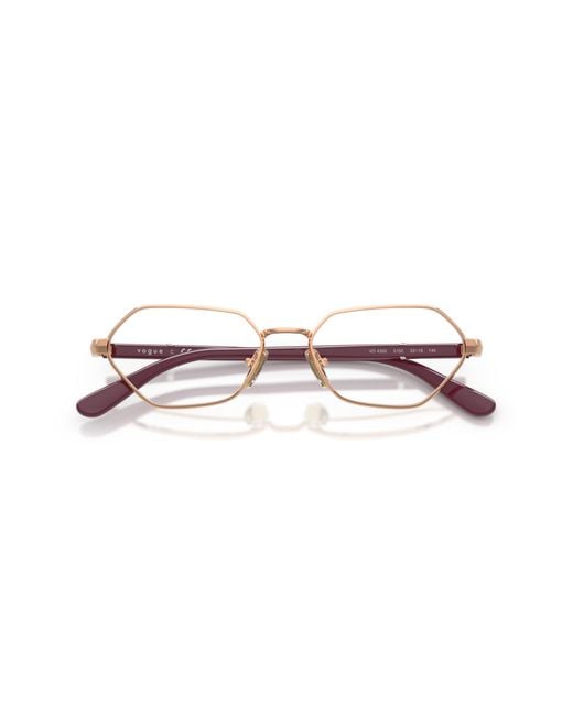 Vogue Eyewear Black Vo4350 5152 Optical Frames Metal Transparent Butterfly Normal