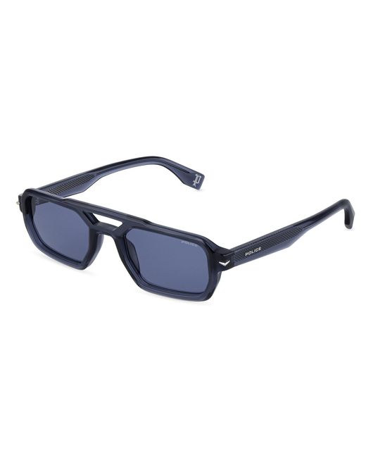 Police Black Splu71E Supernova 9 0W47 Sunglasses Acetate Geometric Normal for men