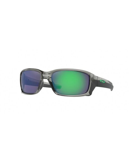 Oakley Green Oo9331 Straightlink 933128 Sunglasses Plastic Squared Prizm for men