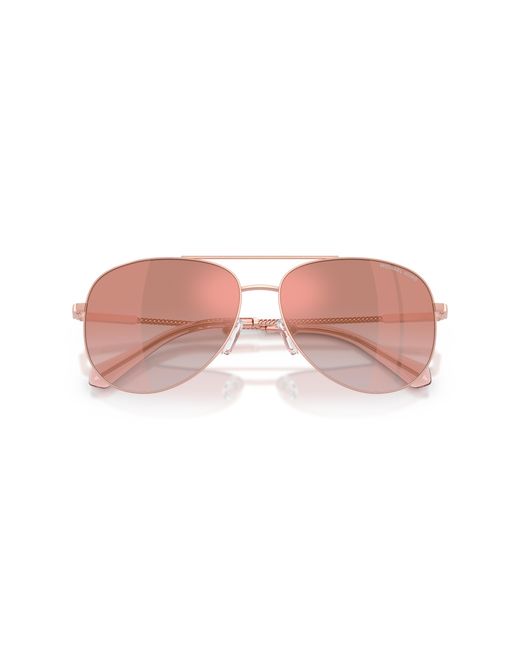 Michael Kors Black Mk1172 Perledo 11086F Sunglasses Metal Pilot Normal Shaded