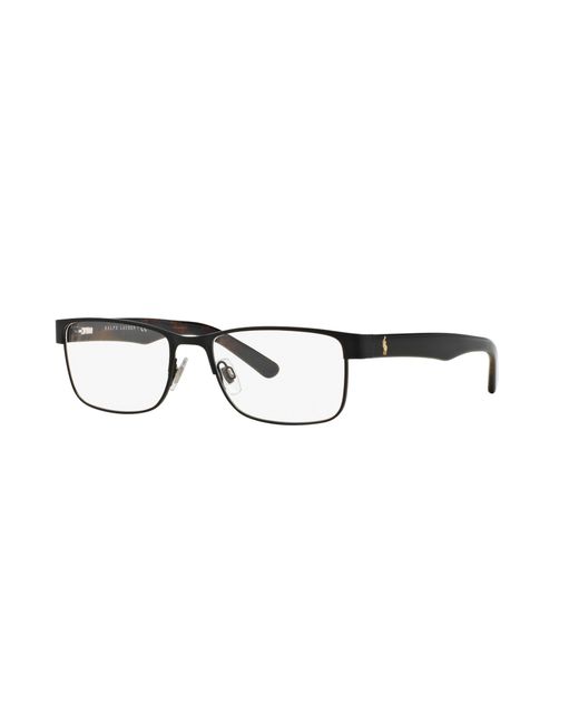 Polo Ralph Lauren Black Ph1157 9038 Optical Frames Metal Squared Normal for men