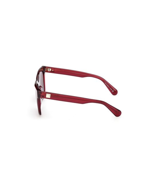 MAX&Co. Black Mo0146 69E Sunglasses Acetate Squared Normal
