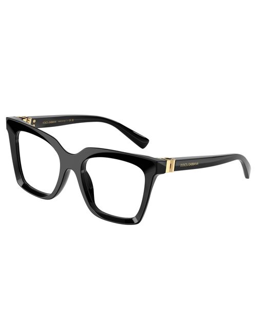 Dolce & Gabbana Black Dg3417 501 Optical Frames Acetate Squared Normal