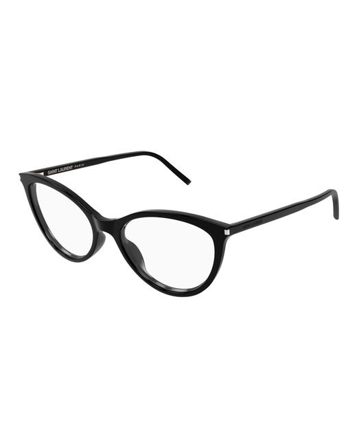 Saint Laurent Black Sl 833 001 Optical Frames Acetate Transparent Cat Eye