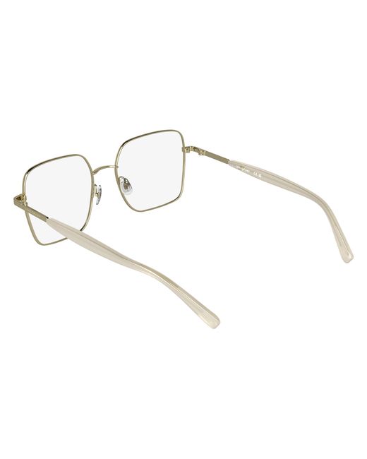 Longchamp Black Lo2181 714 Optical Frames Metal Squared Normal