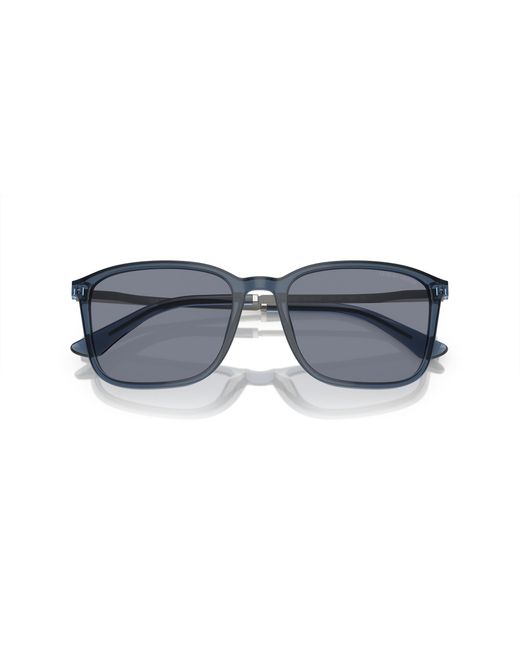 Giorgio Armani Black Ar8197 603519 Sunglasses Acetate Squared Normal for men