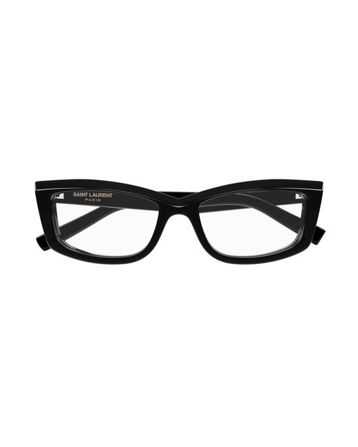 Saint Laurent Black Sl 658 Opt 001 Optical Frames Acetate Transparent Cat Eye