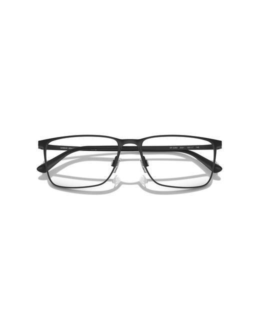 Giorgio Armani Black Ar5080 3001 Optical Frames Metal Squared Normal for men