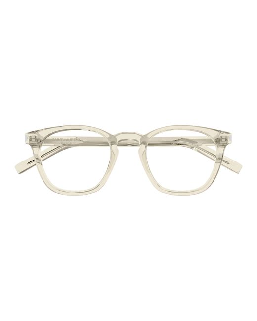 Saint Laurent Black Sl 28 Opt 014 Optical Frames Acetate Transparent Round