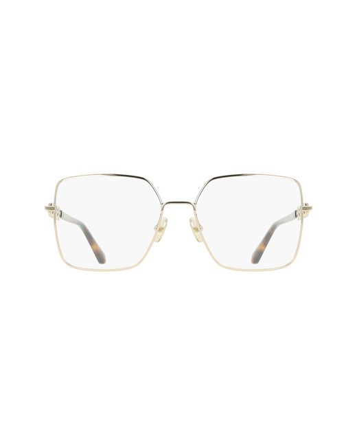 Ferragamo Black Sf2241 712 Optical Frames Metal Squared Normal