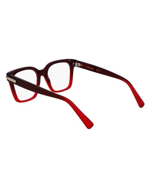 Ferragamo Black Sf3009 615 Optical Frames Acetate Squared Normal