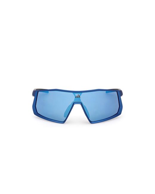Adidas Originals Blue Sp0123 Kentro 91X Sunglasses Injected Mask Normal for men