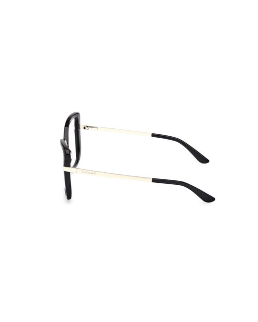 Guess Black Gu50245 001 Optical Frames Acetate Butterfly Normal