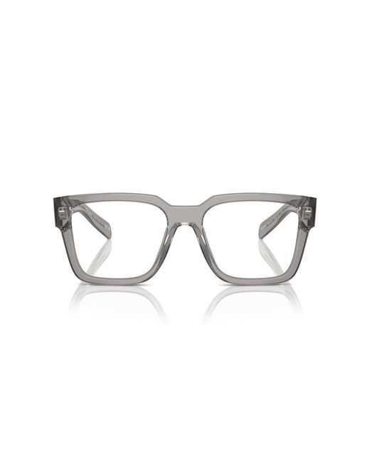 Prada Black Pr 08Zv 18S1O1 Optical Frames Acetate Squared Normal for men
