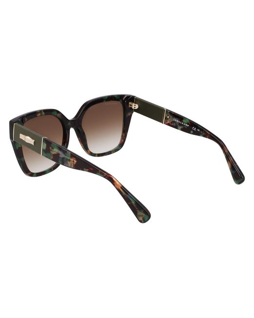 Longchamp Black Lo754Sl 309 Sunglasses Acetate Butterfly Normal Normal