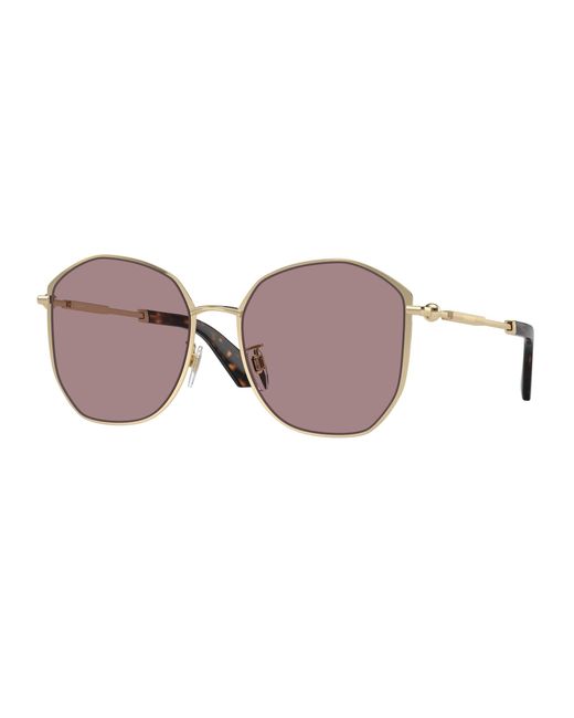 Burberry Black Be3153D 11097N Sunglasses Metal Geometric Normal