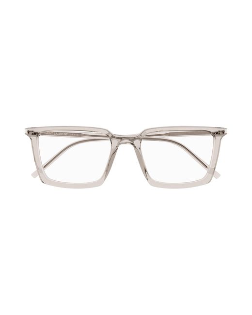 Saint Laurent Black Sl 624 003 Optical Frames Acetate Transparent Squared
