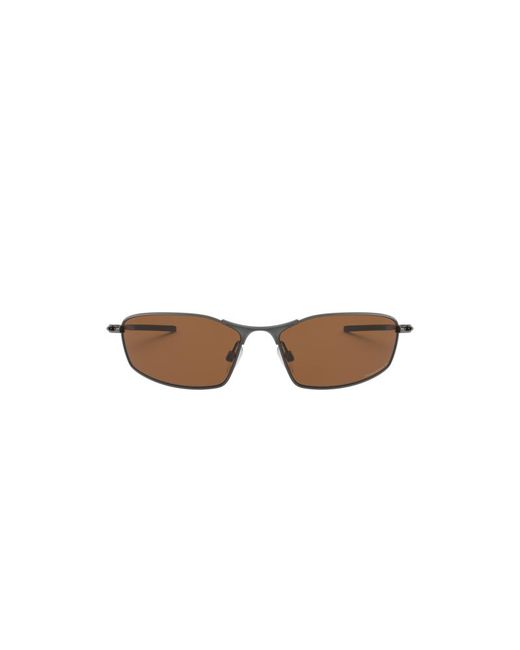 Oakley Black Oo4141 Whisker 414105 Sunglasses Metal Round Polarized Prizm for men