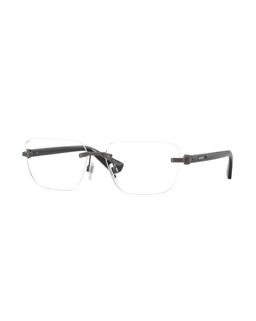 Burberry Black Be1392 1316 Optical Frames Metal Squared Normal for men