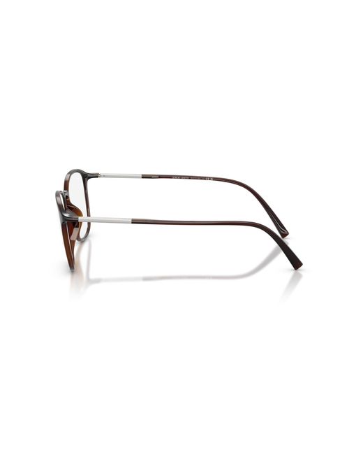 Giorgio Armani Black Ar7276U 5017 Optical Frames Injected Transparent Pillow Normal for men