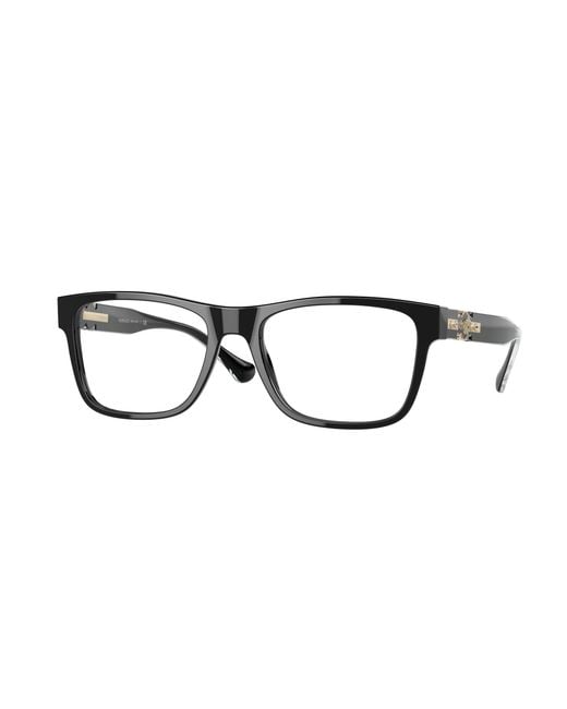 Versace Black Ve3303 Gb1 Optical Frames Acetate Squared Normal for men