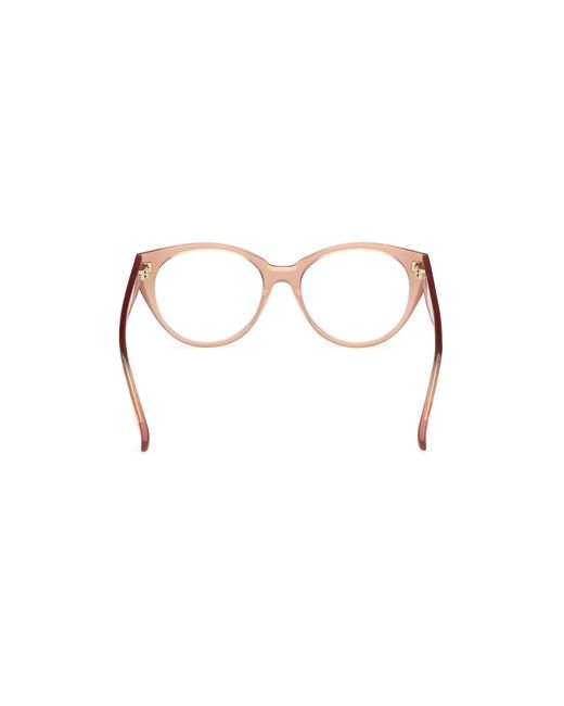 Max Mara Black Mm5161 045 Optical Frames Acetate Round Normal