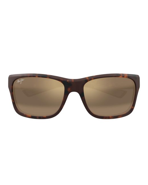 Maui Jim Black Mj0681S 002 Sunglasses Bio-Injected Bronze Squared for men