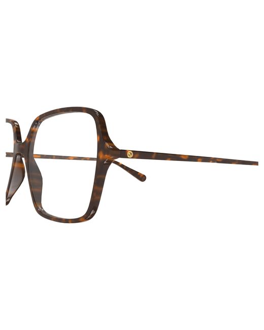 Gucci Black Gg1003O 002 Optical Frames Acetate Transparent Squared