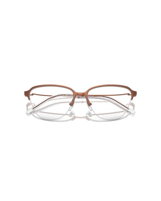Emporio Armani Black Ea1161 3381 Optical Frames Metal Transparent Geometric Normal
