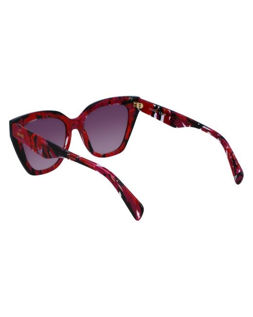 Liu Jo Black Lj784S 620 Sunglasses Acetate Butterfly Normal Shaded