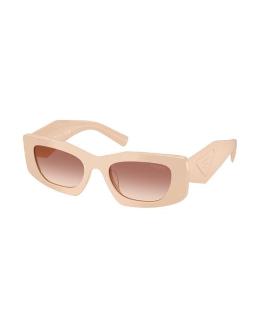 Prada Black Pr D03Sd 25B50L Sunglasses Acetate Squared Normal Nuanced