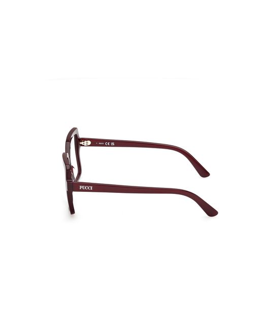 Emilio Pucci Black Ep5265 069 Optical Frames Acetate Squared Normal