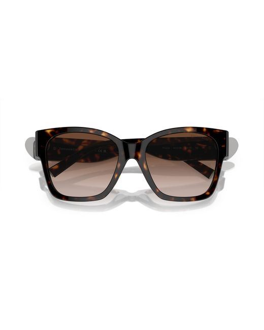 Tiffany & Co Black Tf4216 80153B Sunglasses Acetate Squared Normal Shaded