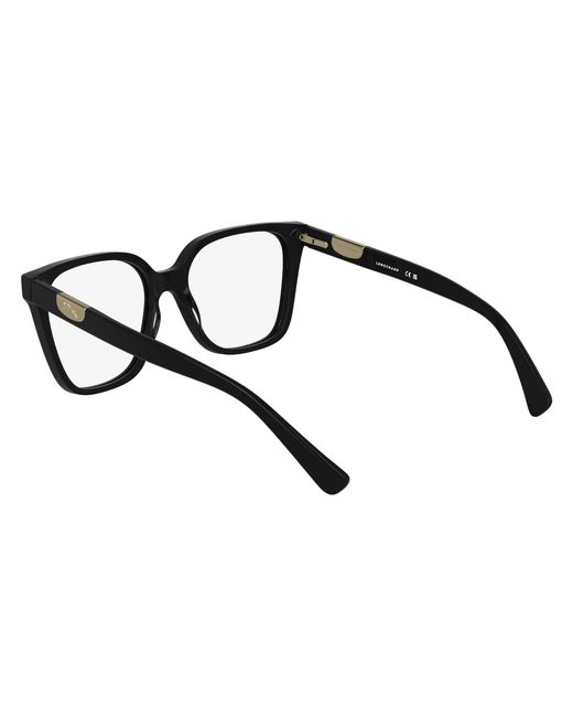Longchamp Black Lo2765 001 Optical Frames Acetate Squared Normal