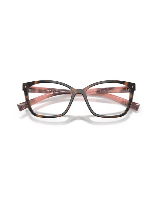 Prada Black Pr 15Zv 23A1O1 Optical Frames Acetate Squared Normal