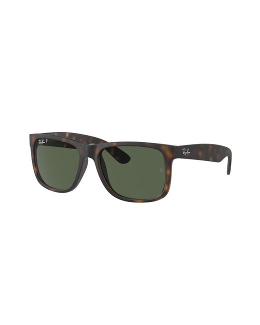 Ray-Ban Green Sunglasses Justin Classic for men