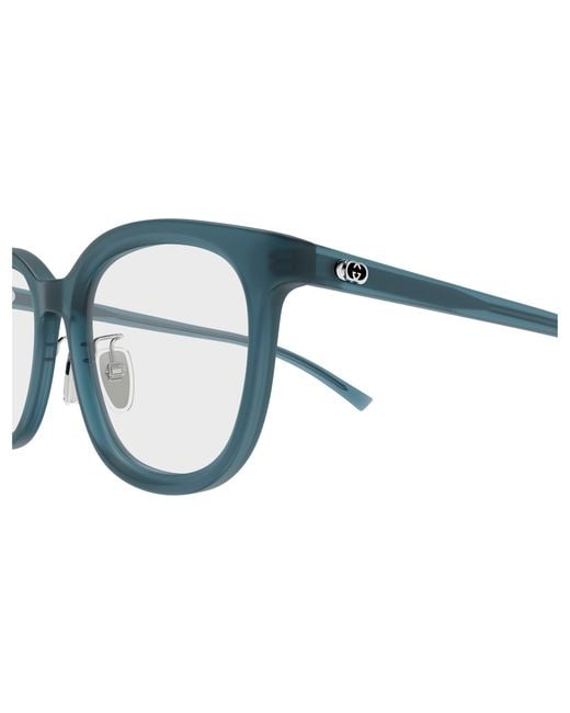 Gucci Black Gg1949Ok 003 Optical Frames Acetate Transparent Round for men