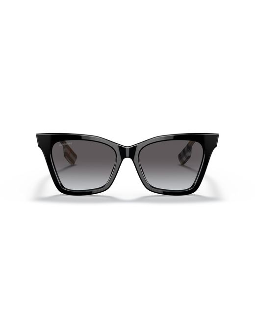 Burberry Black Be4346 Elsa 39428G Sunglasses Acetate Geometric Normal Shaded