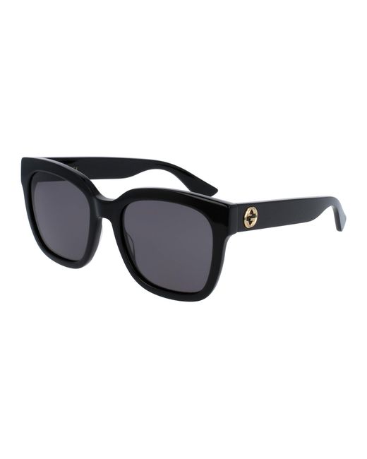 Gucci Black Gg0034Sn 001 Sunglasses Acetate Squared